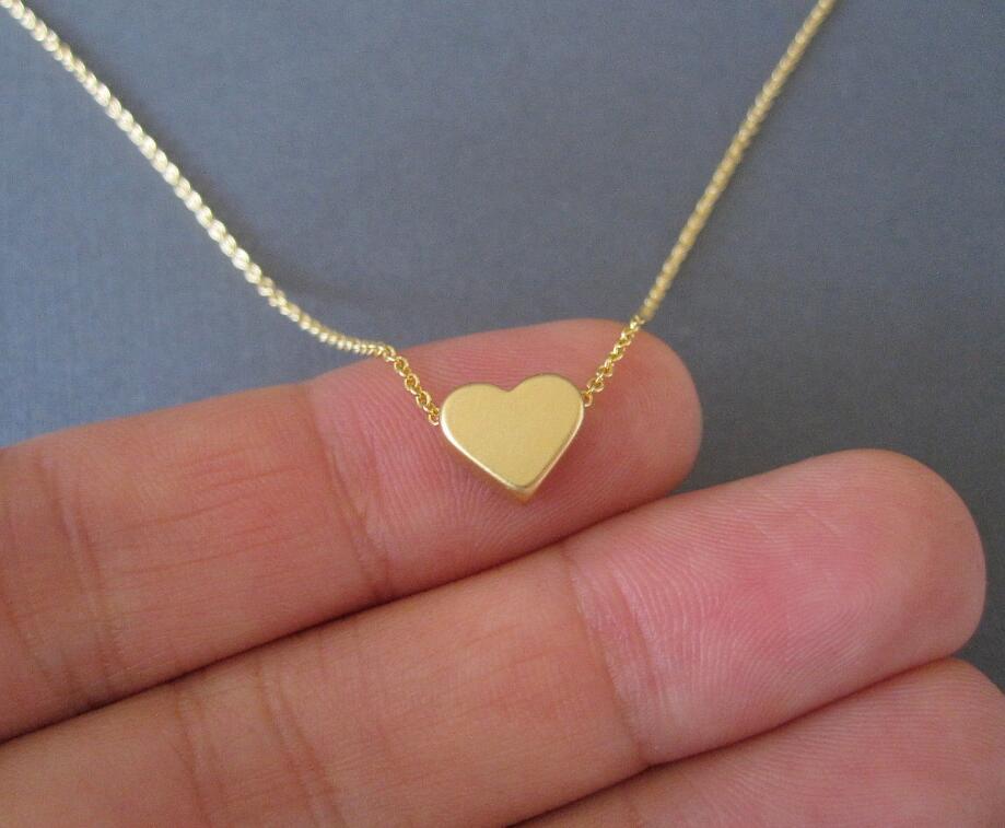 Tiny Heart Fem Things Gold Color 