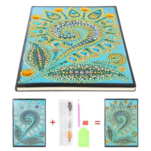 DIY Notebook Diamond Painting (15 Patterns)