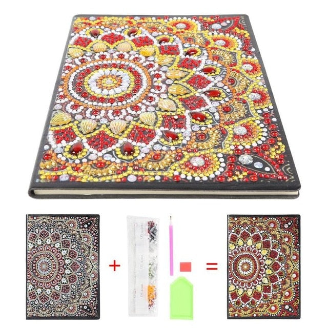 DIY Notebook Diamond Painting (15 Patterns)