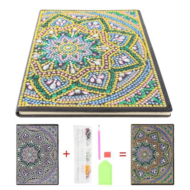 DIY Notebook Diamond Painting (15 Patterns)