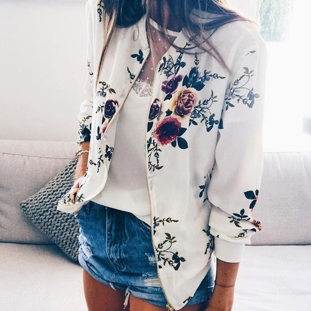 Floral Bomber - Fem Things