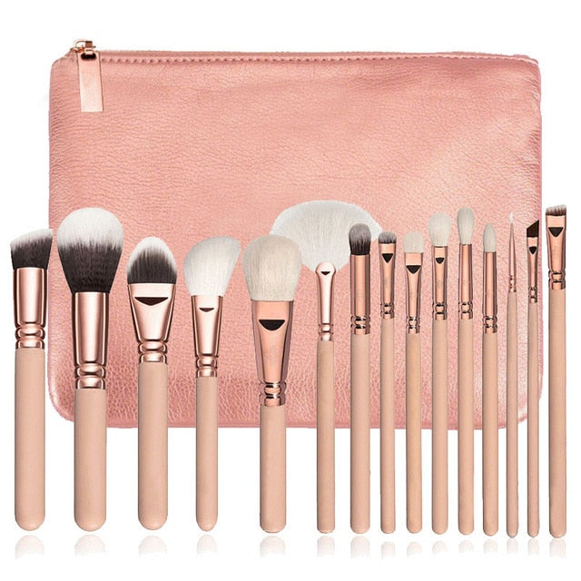 Professional Makeup Brush Set (15 Pieces/Set) (3 Variants)