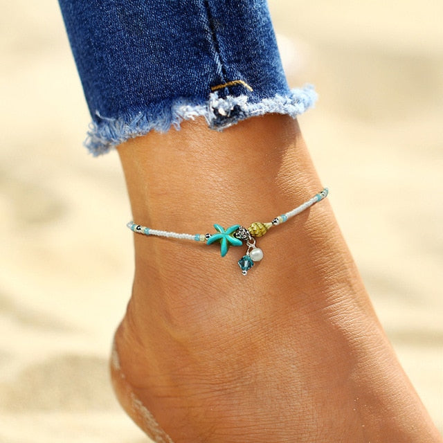 Starfish Anklet (14 Designs)