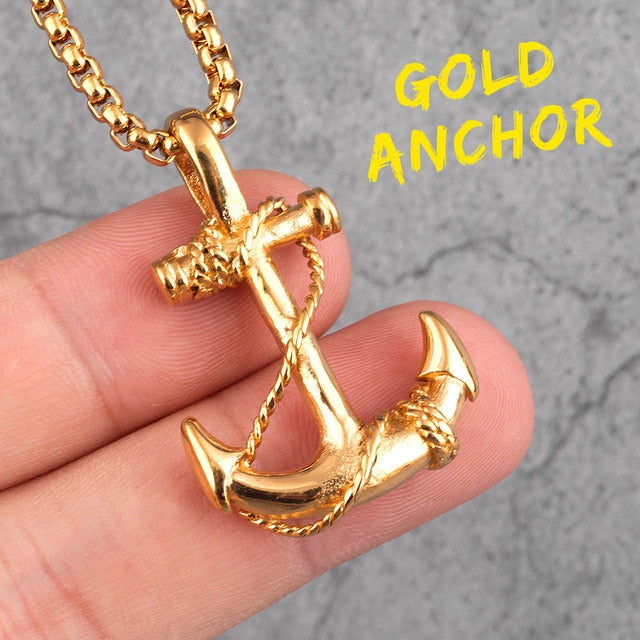 Anchor Necklace (4 Colors)