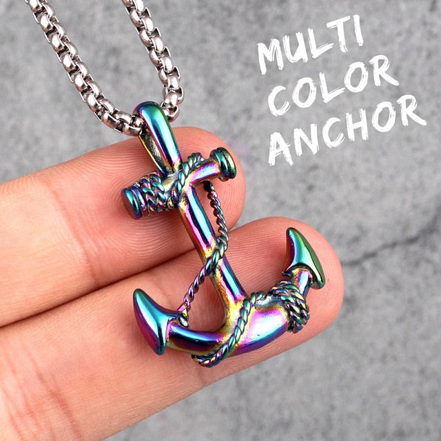 Anchor Necklace (4 Colors)