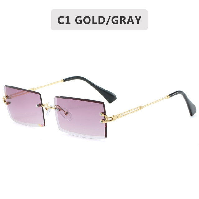 Retro Rectangular Glasses (8 Colors)