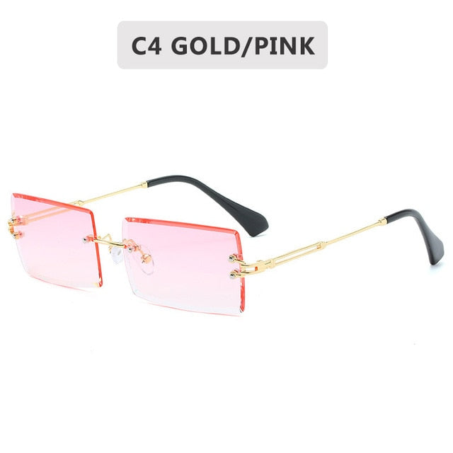Retro Rectangular Glasses (8 Colors)