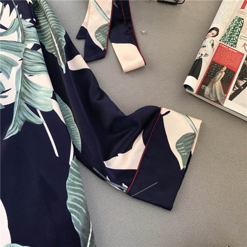 Blue Nature Pajama Set