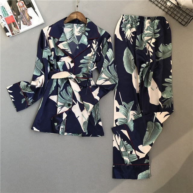 Blue Nature Pajama Set