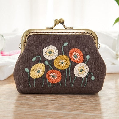 Floral DIY Coin Purse