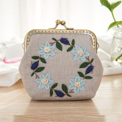 Floral DIY Coin Purse