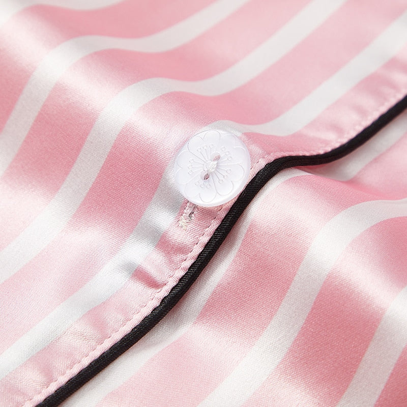 Pink Stripes Pajama Set