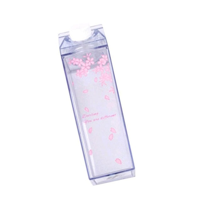 Transparent Milk Water Bottle