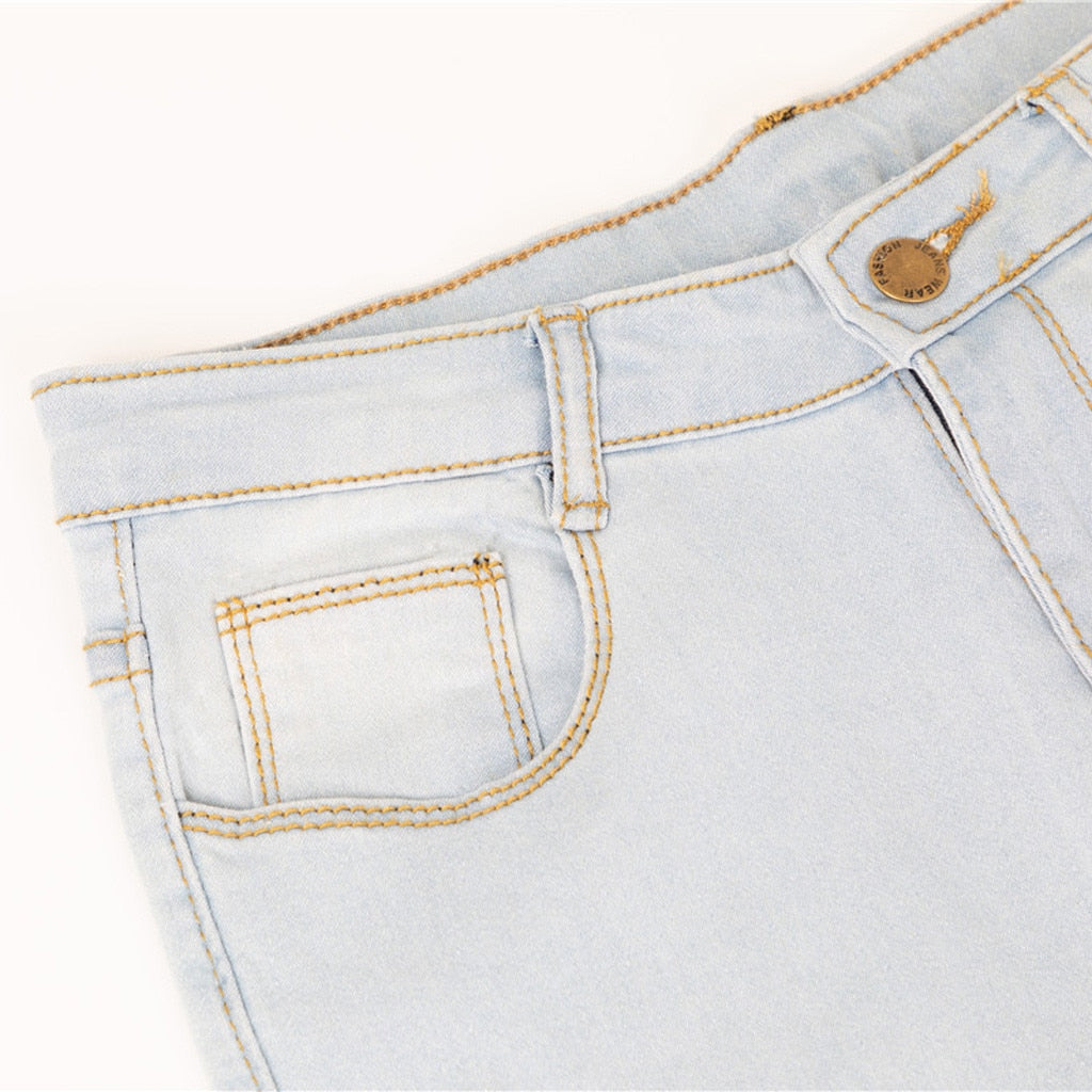 High Waist Denim Pants