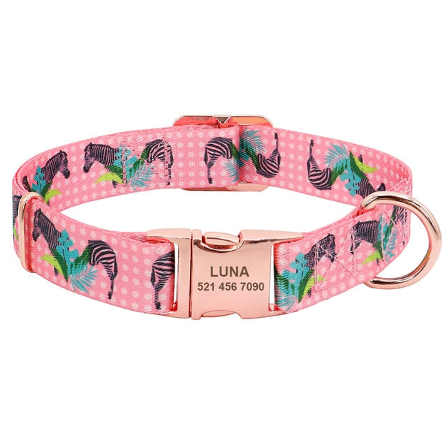 Collier imprimé pour animaux de compagnie (11 modèles)