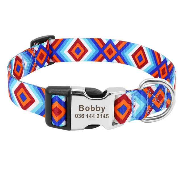 Printed Pet Collar (11 Designs)