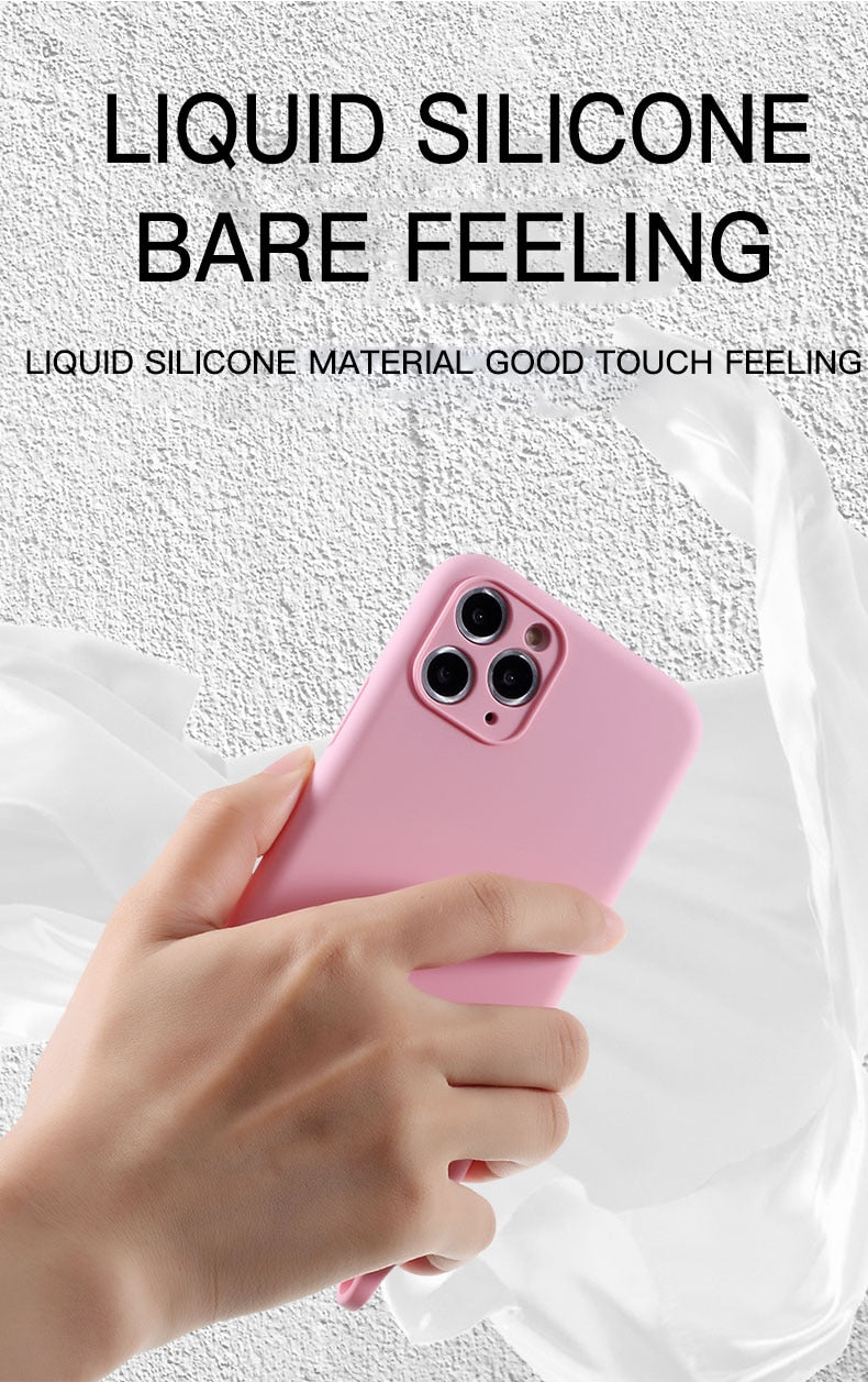 Plain iPhone 13 Case with Strap (13 Colors)