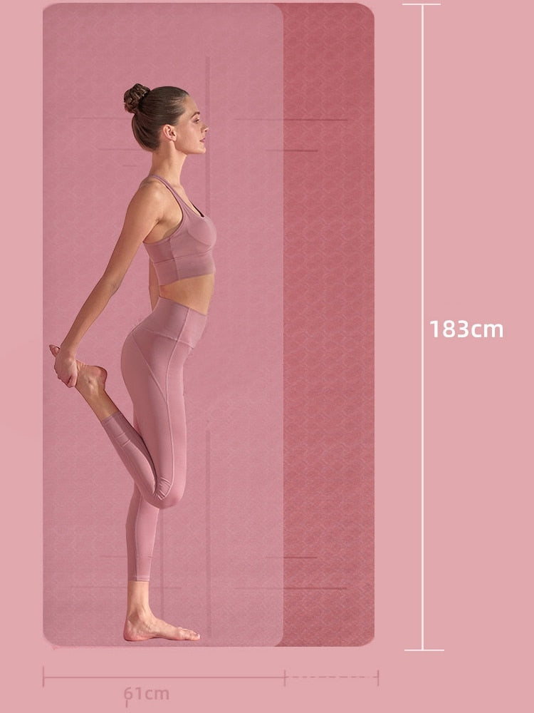 Plain Yoga Mat (with FREE Bag) (22 Colors)