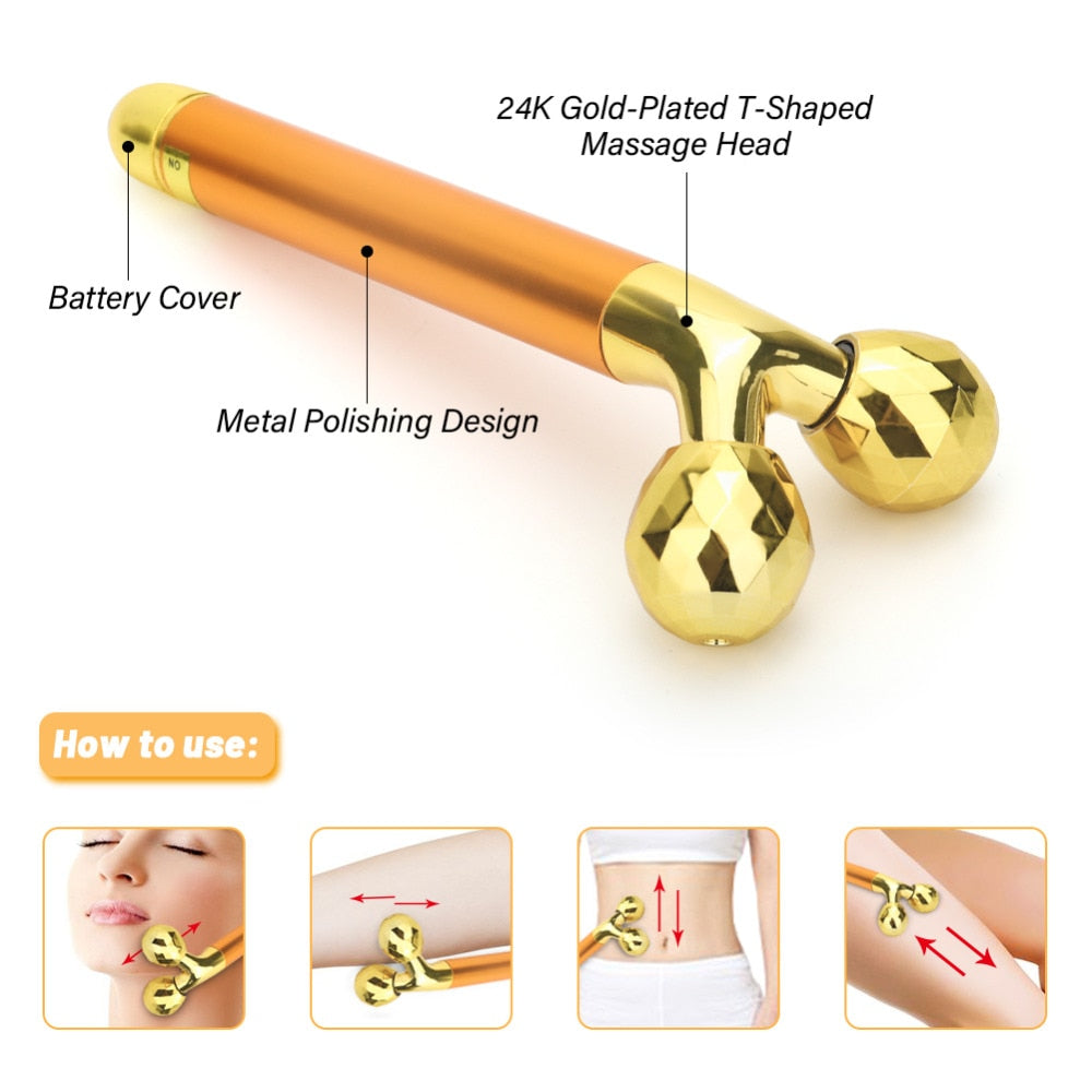 24k Golden Energy Beauty Bar Set
