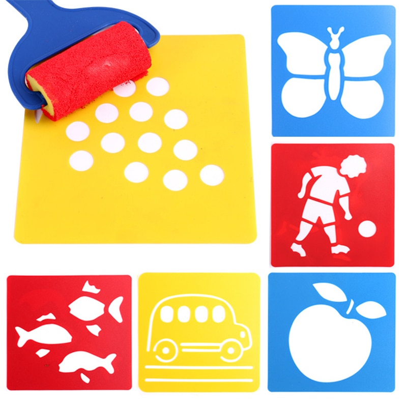 Cute Stencils (6 Pieces) (10 Variants)