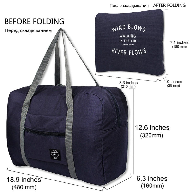 Nylon Foldable Bag (4 Colors)