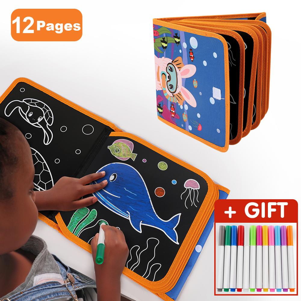 Blackboard Painting with FREE Felt Tip Pens (4 Designs)