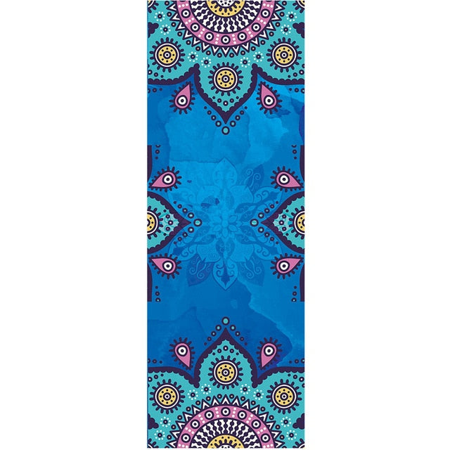 Tapis de yoga imprimé (12 modèles)