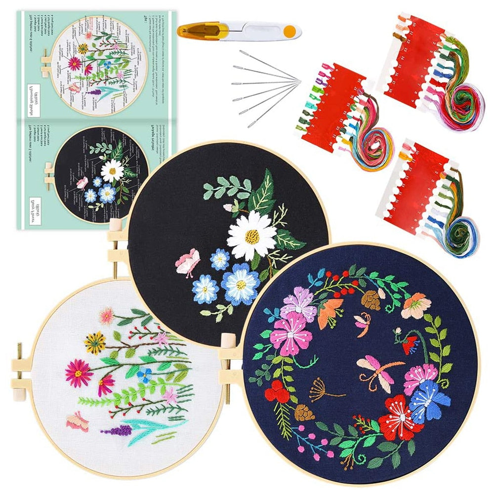 Flower Embroidery Starter Kit