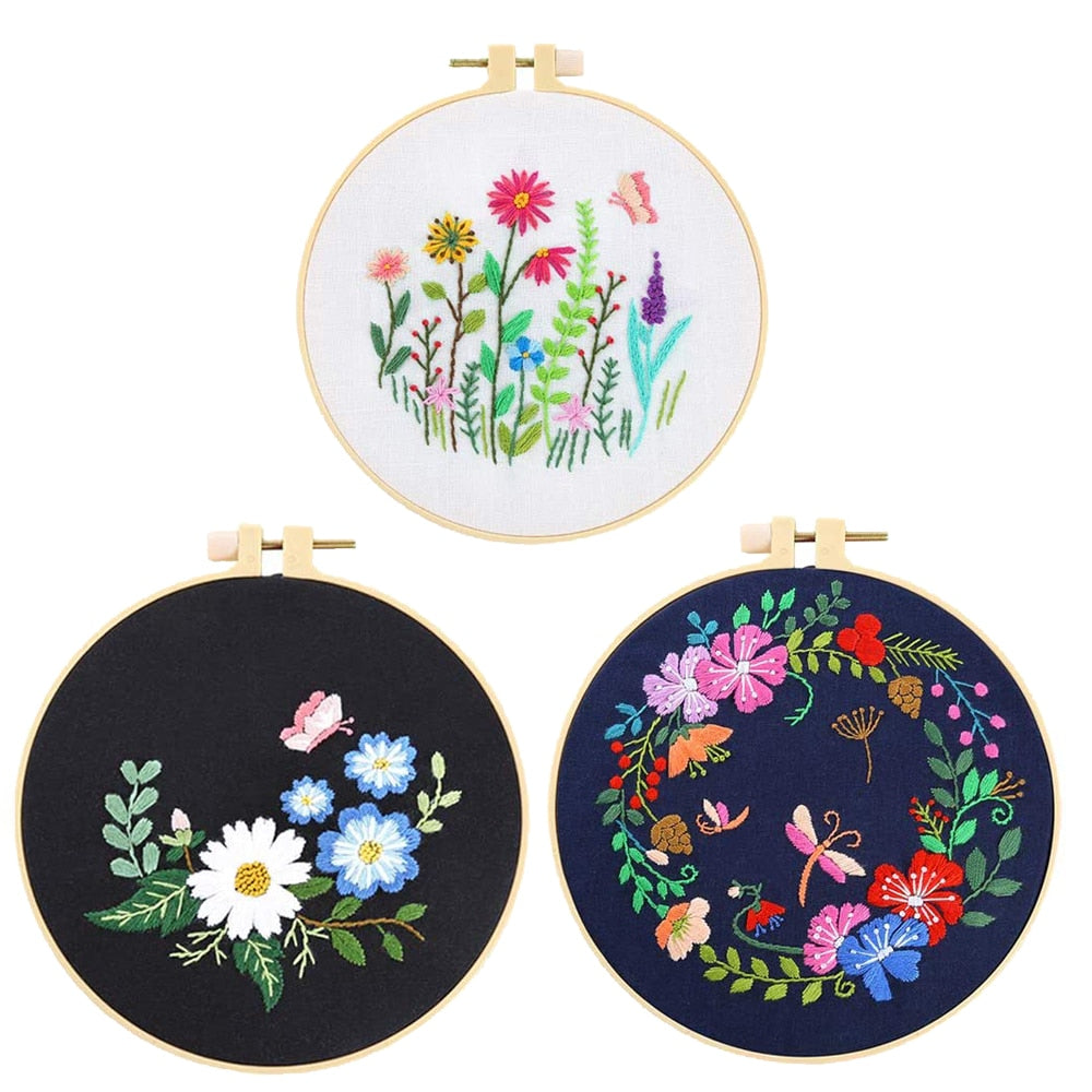 Flower Embroidery Starter Kit