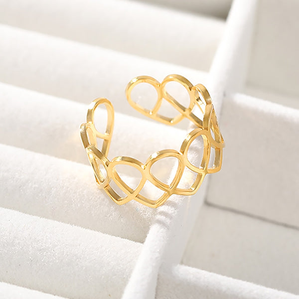 Heart Cross Ring