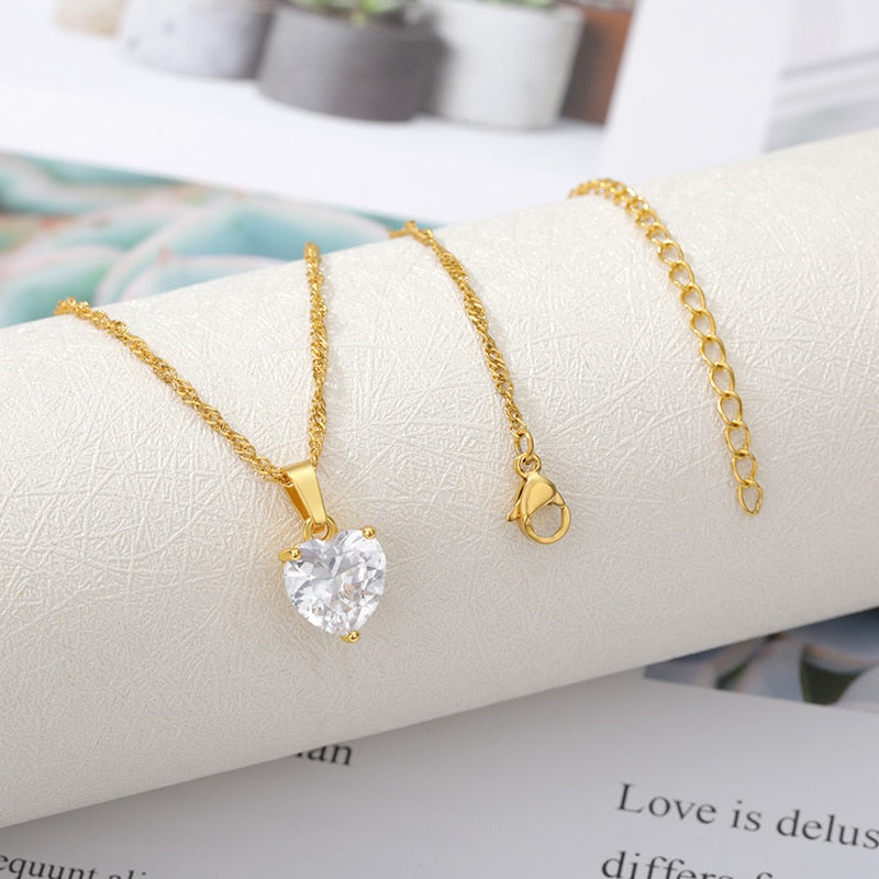 Sparkling Pendant Necklace