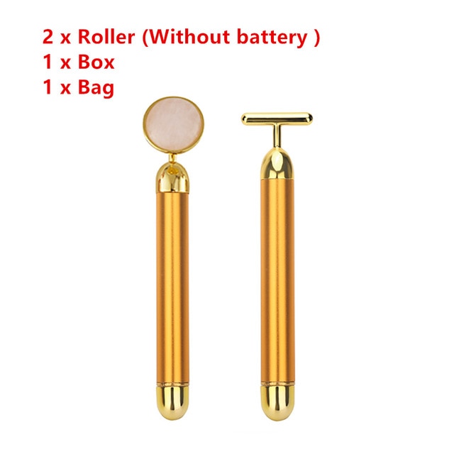 Coffret de barres de beauté énergétiques dorées 24 carats