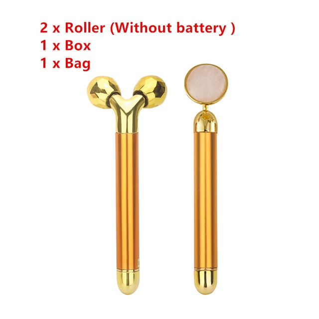 Coffret de barres de beauté énergétiques dorées 24 carats