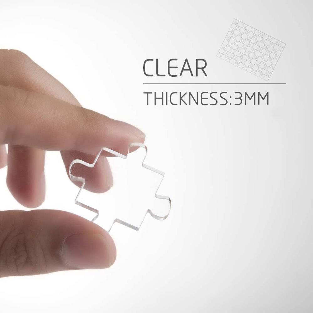 Transparent Acrylic Jigsaw Puzzle