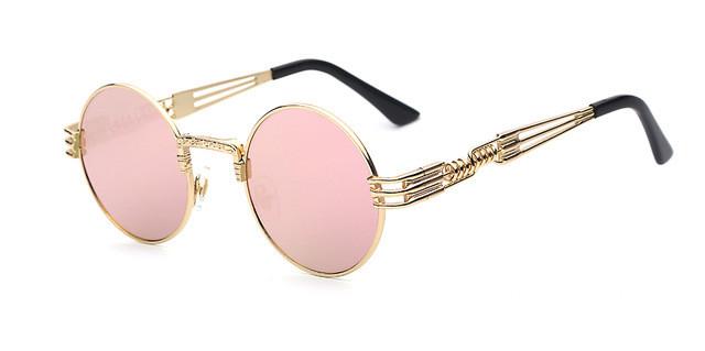 Steampunk Fem Things Gold w pink mirror 