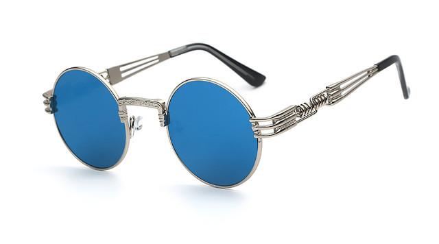 Steampunk Fem Things Silver w blue 
