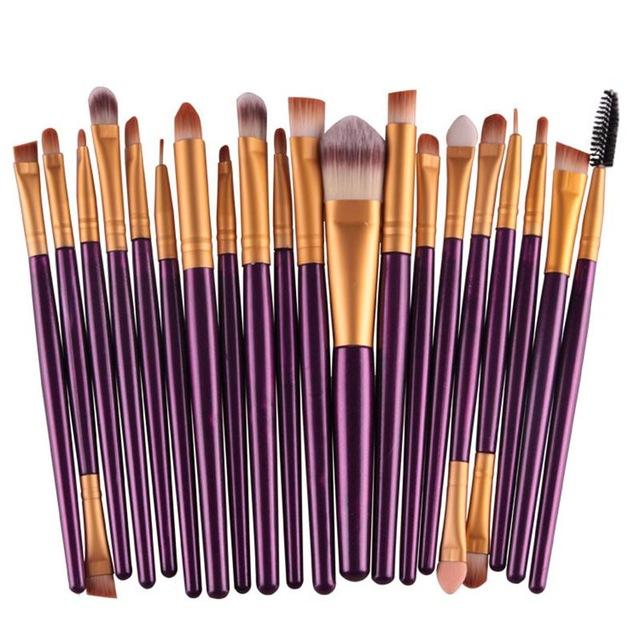 Luxe Makeup Set Fem Things Purple gold rod tube 