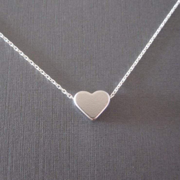 Tiny Heart Fem Things Silver Plated 
