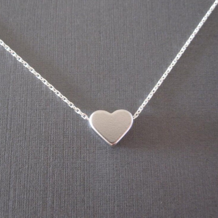 Tiny Heart Fem Things Silver Plated 