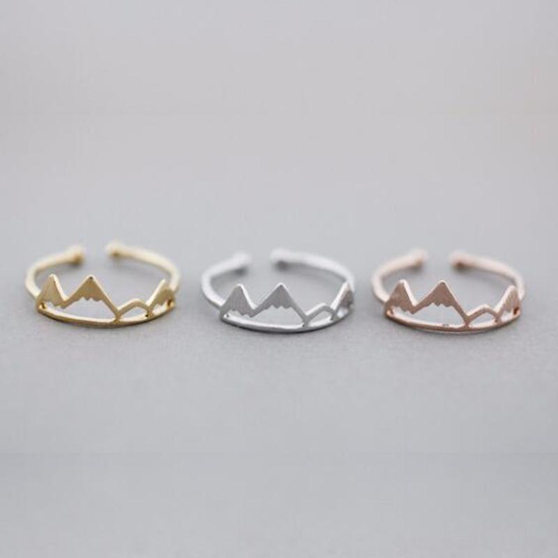 Rocky Ring Fem Things 6.5 Gold Color 