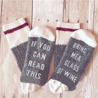 Bring Me Wine Socks Fem Things 2 